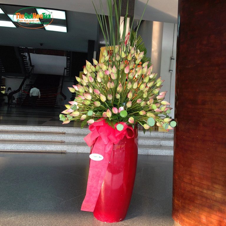 Bình hoa sen vip thiết kế theo yêu cầu