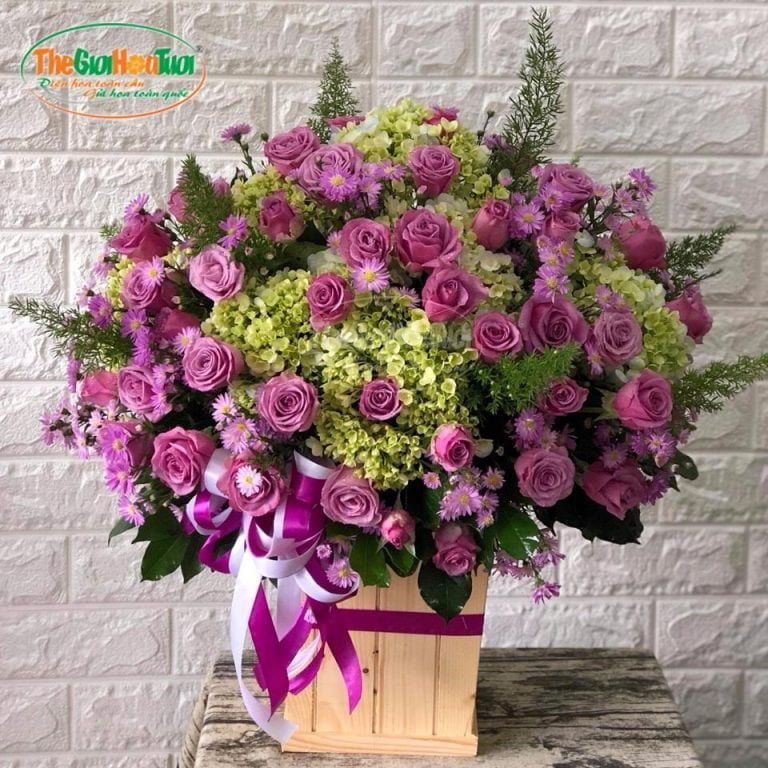 Giỏ hoa hồng - Tương Tư